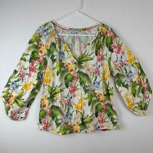 Tommy Bahama White Blouse Elegant and Versatile